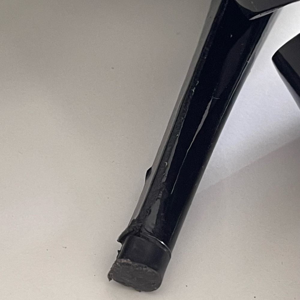 Saint Laurent tribute black patent platform sandals size 8 - Picture 7 of 8